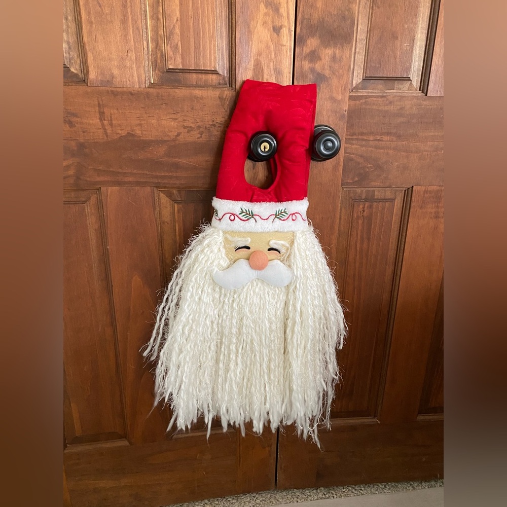 Vintage Santa Claus Doorknob Hanger